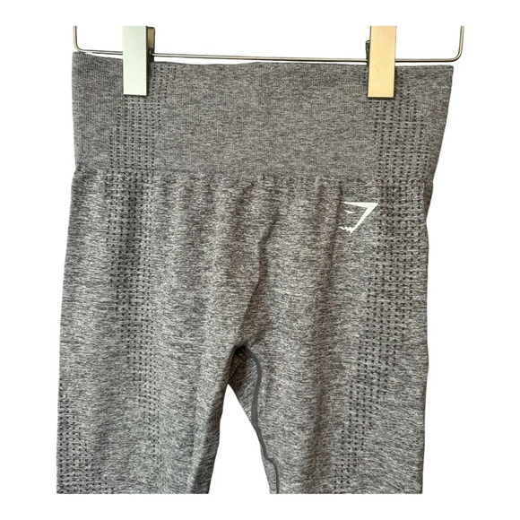 Gymshark Gray Vital Seamless High Rise Leggings.  Size Medium - Picture 3 of 11